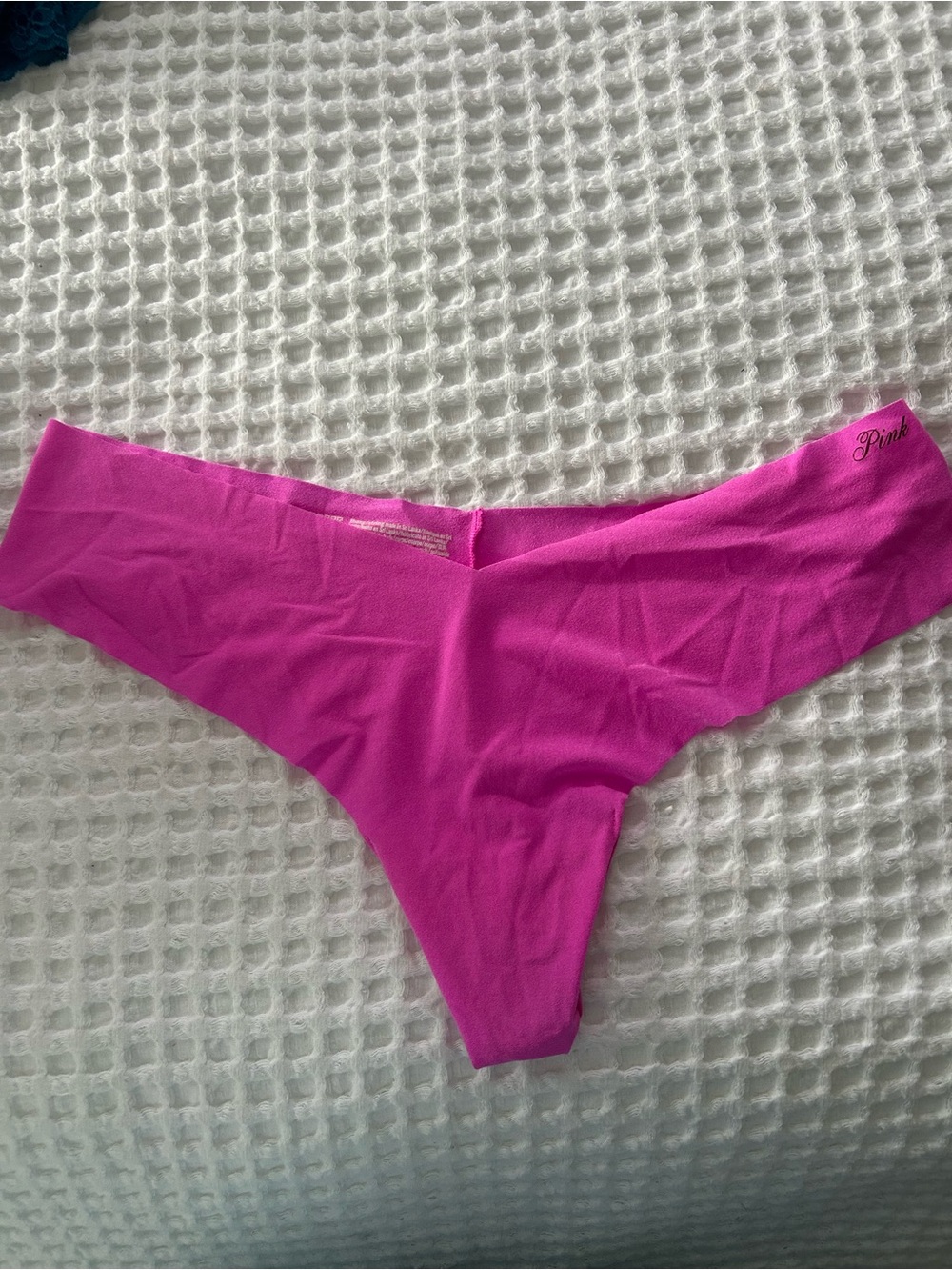 💕 NWOT VS Victoria's Secret PINK Sz XL Seamless Hot Pink Thong 💕